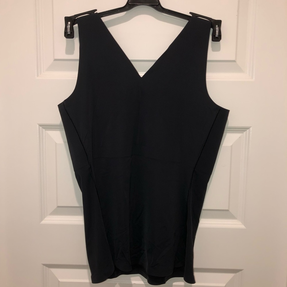 Evelyn & Bobbie Black Shaping Camisole Cami Shaper Girdle Shapewear Tank Bra XL - Picture 5 of 5